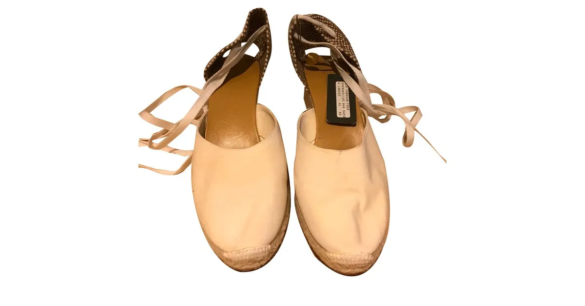 Loro Piana zuecos Crudo Crema 