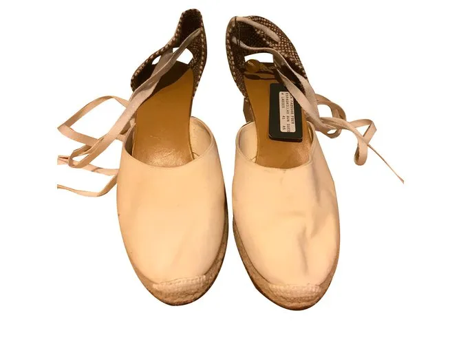 Loro Piana zuecos Crudo Crema 