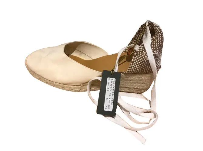Loro Piana zuecos Crudo Crema 