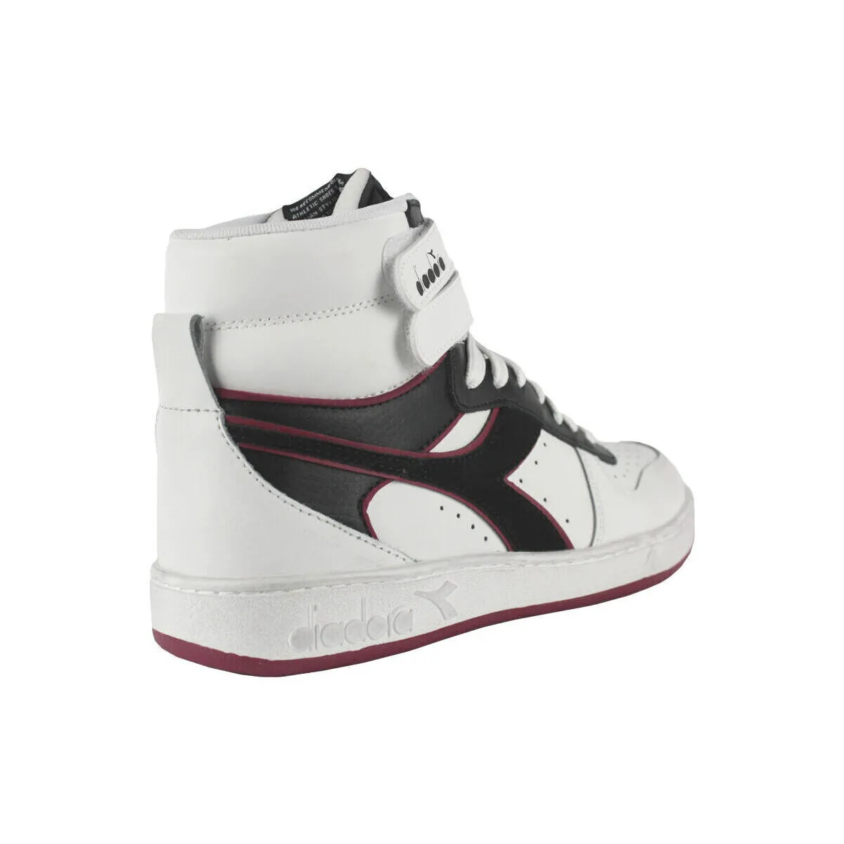 MAGIC BASKET MID C5019 White/Red granata
