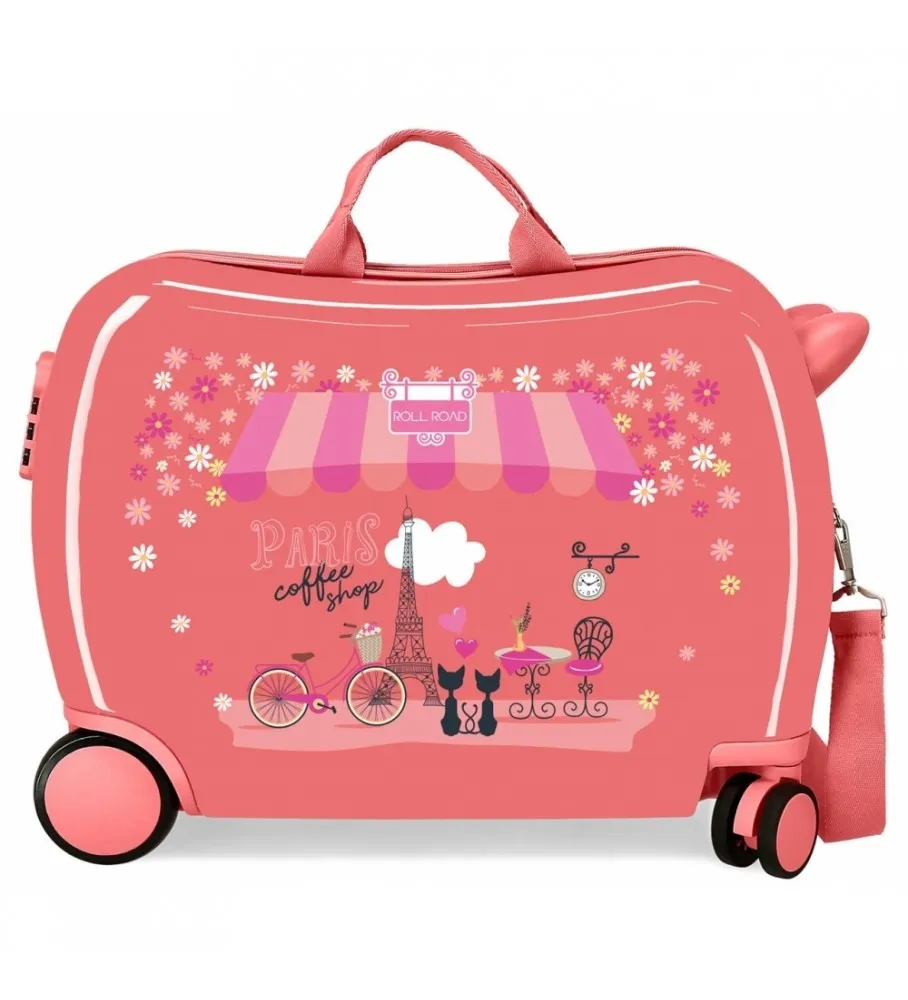 MALETA INFANTIL COFFEE SHOP CORAL 38X50X20CM