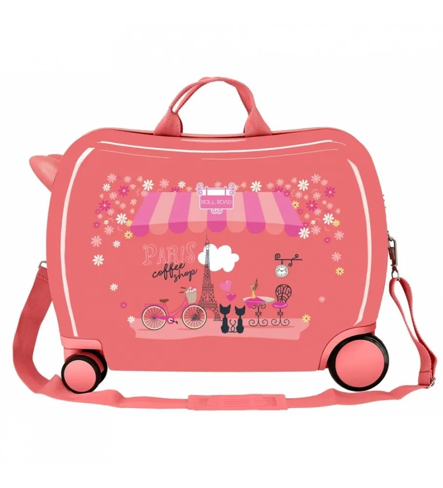 MALETA INFANTIL COFFEE SHOP CORAL 38X50X20CM