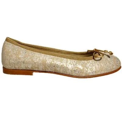 Manoletina comunión niña beige