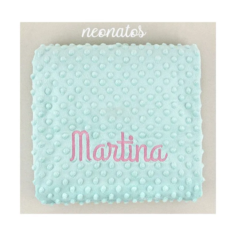 Manta personalizada bebé nombre