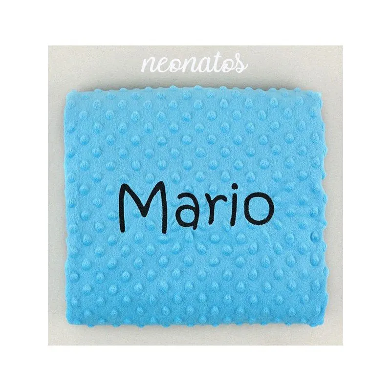 Manta personalizada bebé nombre