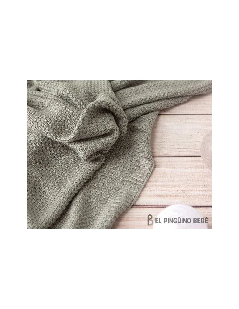 MANTA TOCA 80X110 BAMBÚ GRIS KIOKIDS