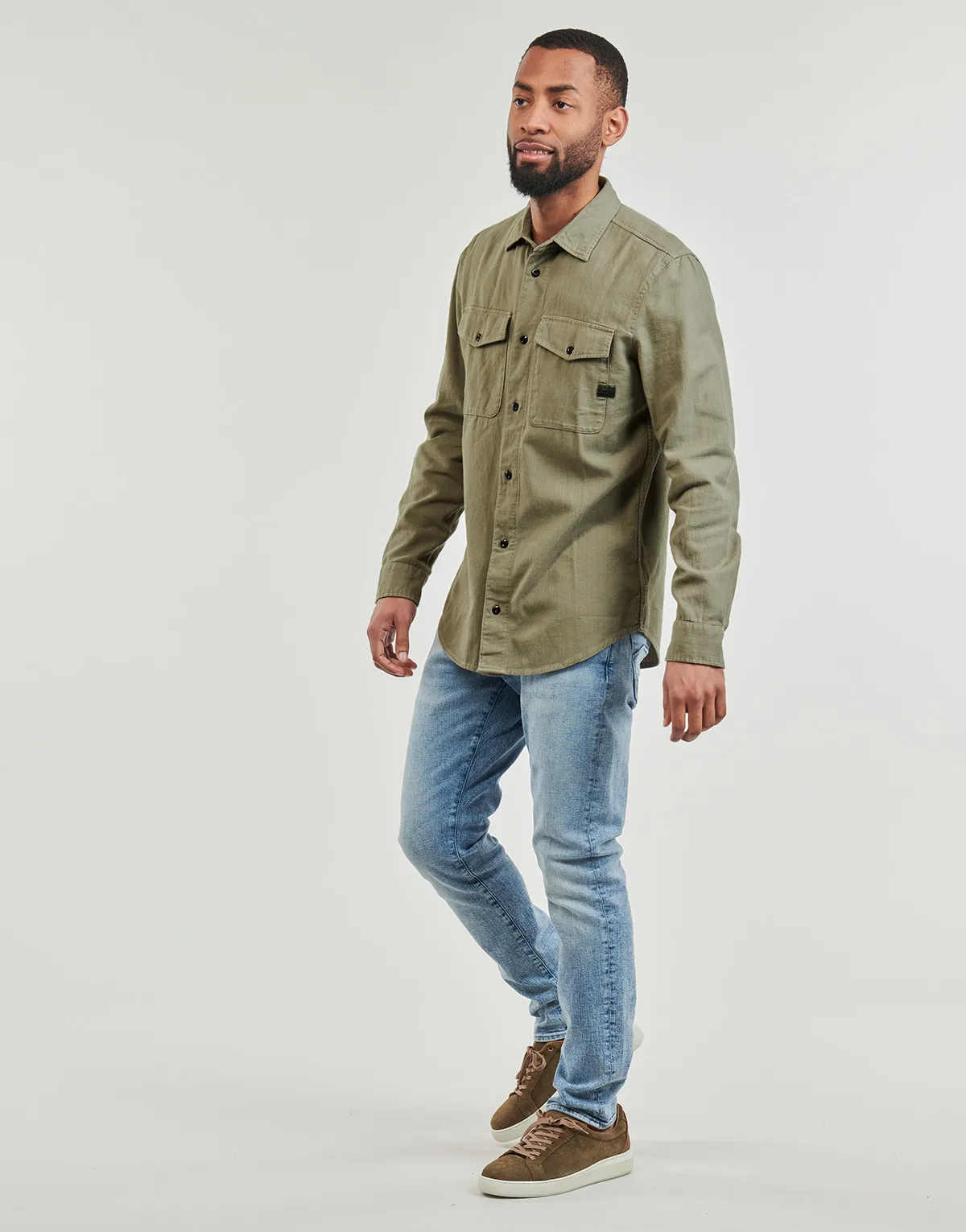 marine slim shirt l\s
