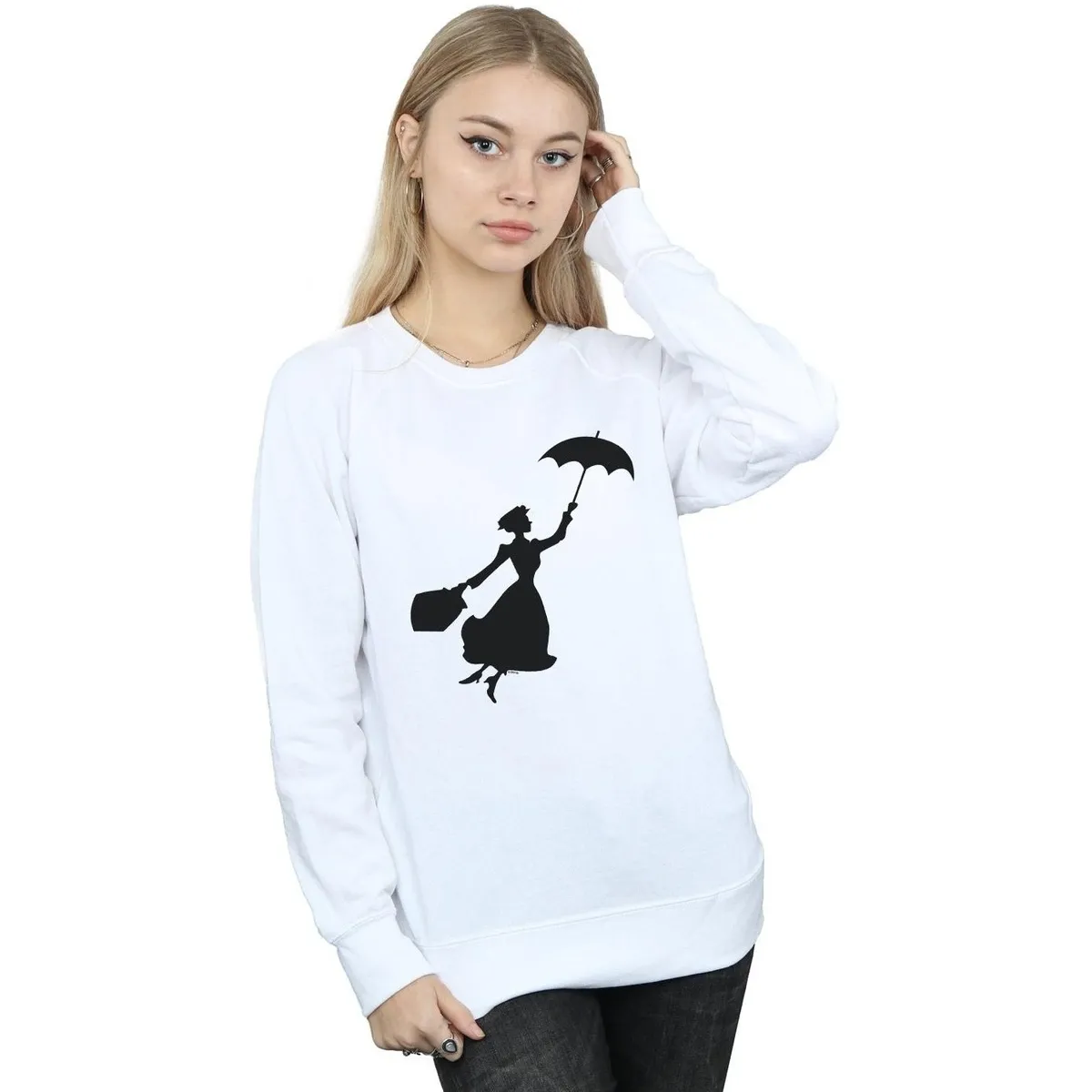 Mary Poppins Flying Silhouette