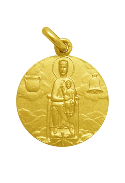 MEDALLA DE ORO DE 18 KTES DE NUESTRA SEñORA DE NURIA DE 20 MM. 268_M113420