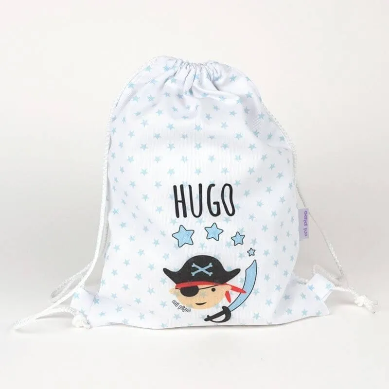 Mochila bebé Pirata personalizada
