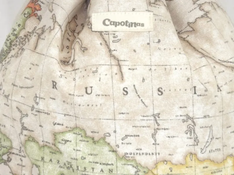 Mochila mapa mundi