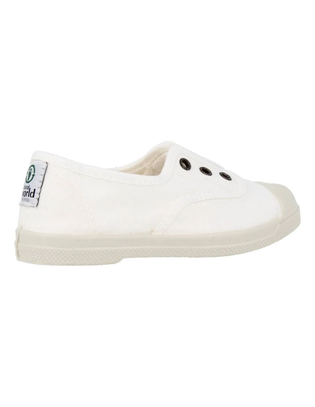 NATURAL WORLD  ZAPATITO INGLESITO NATURAL ECOLóGICO BLANCO