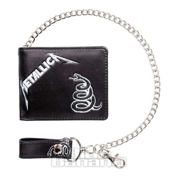 NEMESIS NOW X METALLICA CARTERA 'BLACK ALBUM'  NEGRO