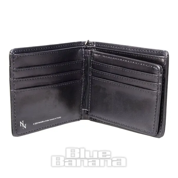 NEMESIS NOW X METALLICA CARTERA 'BLACK ALBUM'  NEGRO