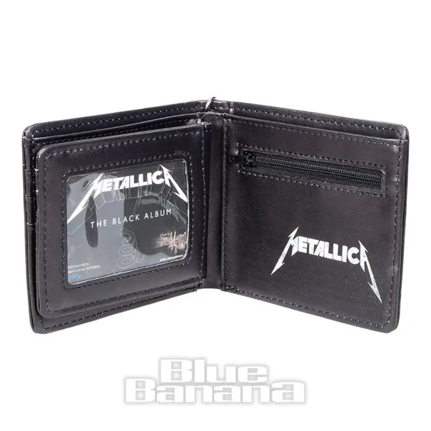 NEMESIS NOW X METALLICA CARTERA 'BLACK ALBUM'  NEGRO