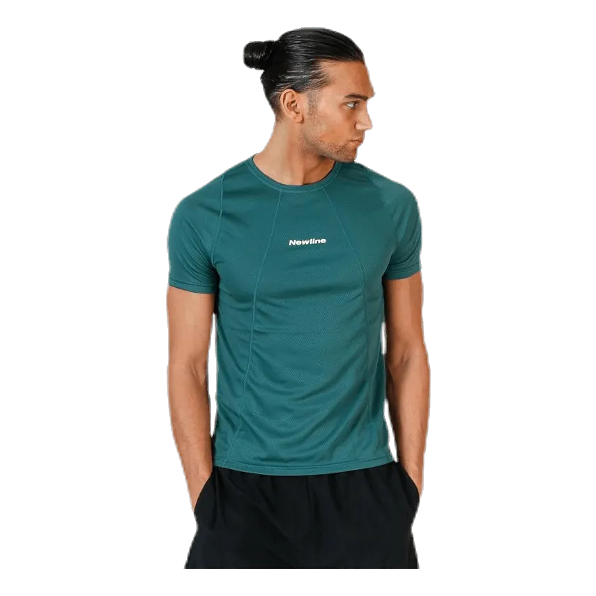 Newline Black Tech Tee Green