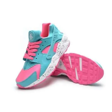 NIKE HUARACHE ROSAS Y AZULES