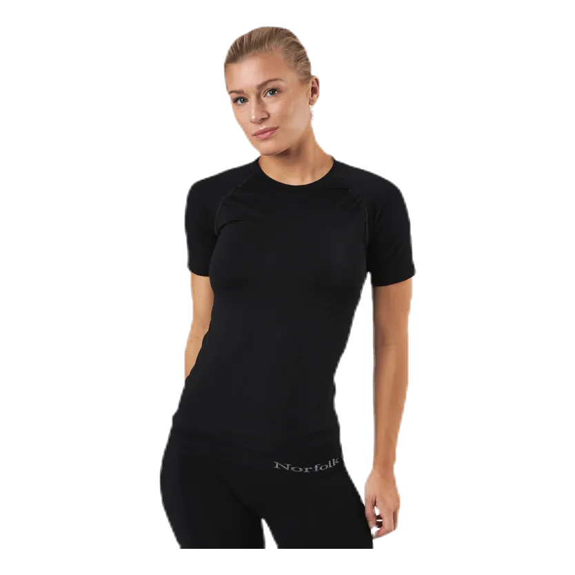 NORFOLK DYLAN SEAMLESS TSHIRT BLACK