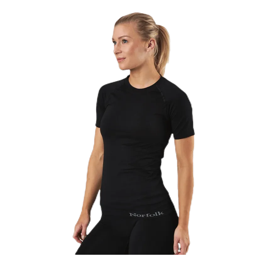 NORFOLK DYLAN SEAMLESS TSHIRT BLACK