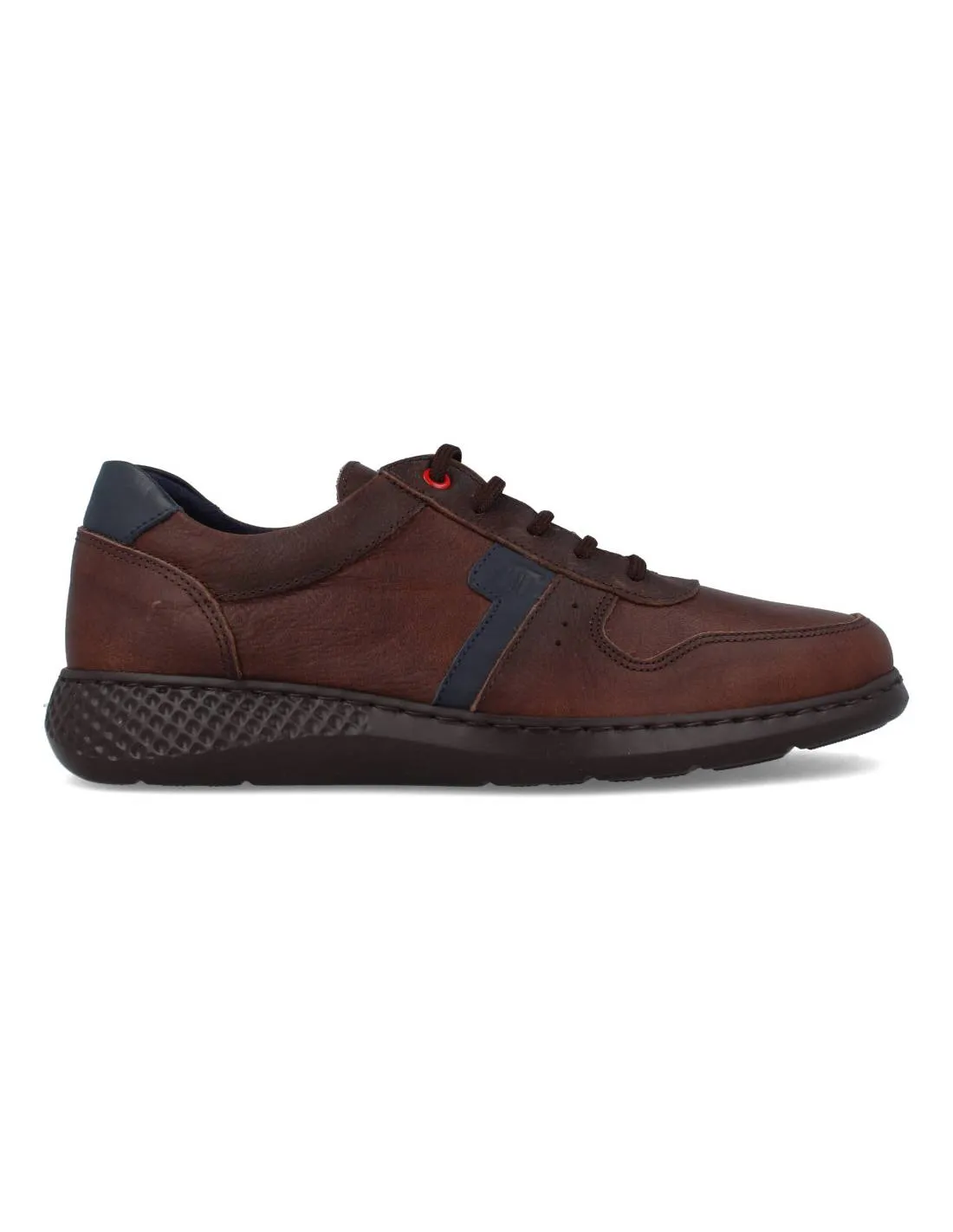 NOTTON  ZAPATO BLUCHER PIEL MARRóN