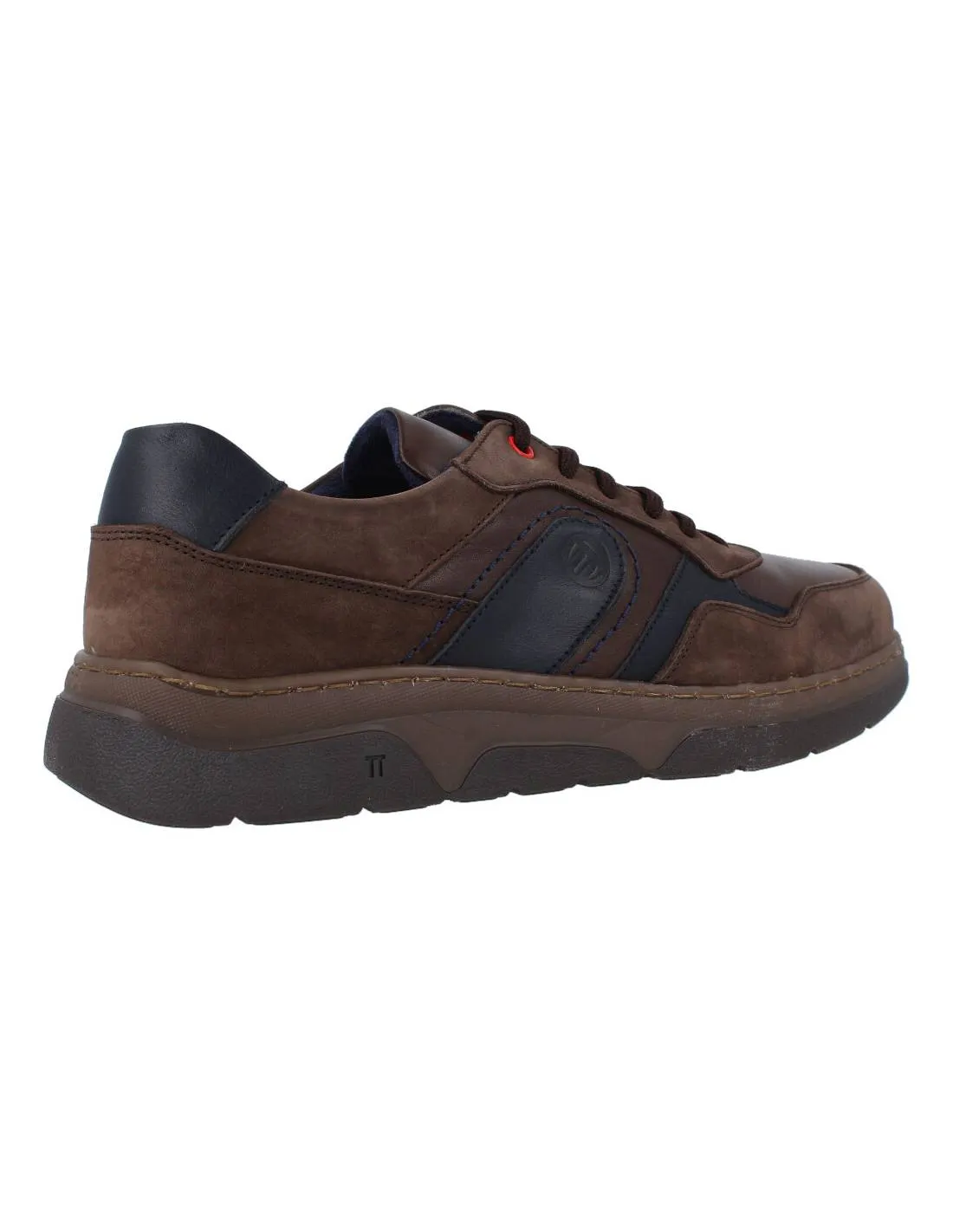 NOTTON  ZAPATO DEPORTIVO PIEL MARRóN