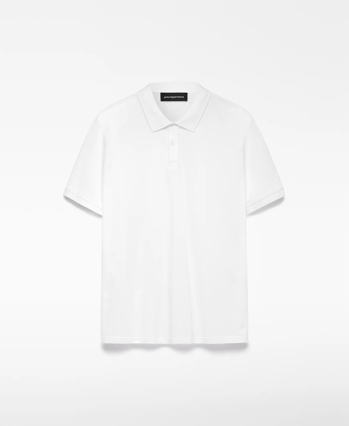 Organic cotton piqué polo shirt man
