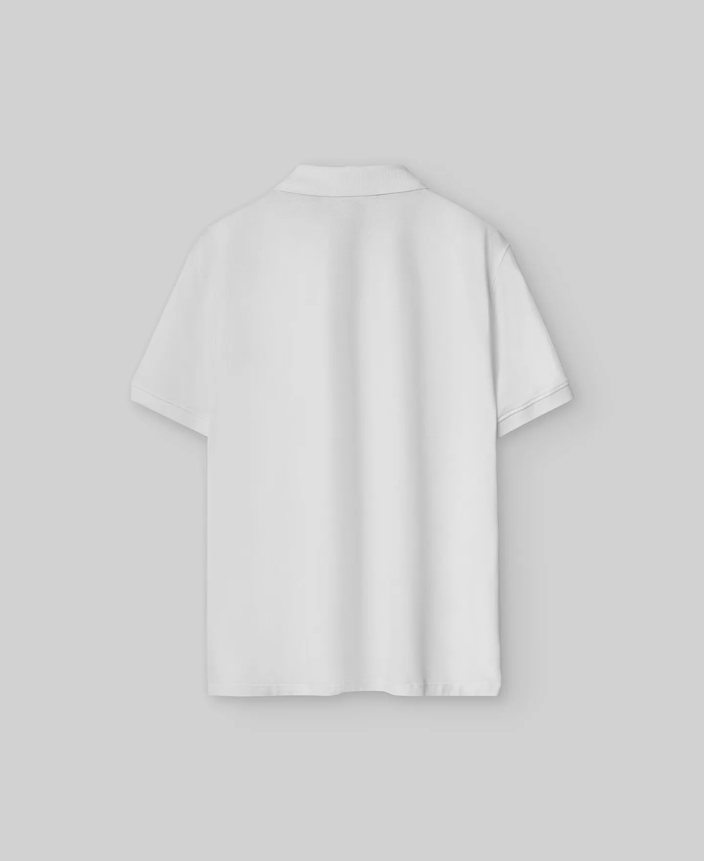 Organic cotton piqué polo shirt man