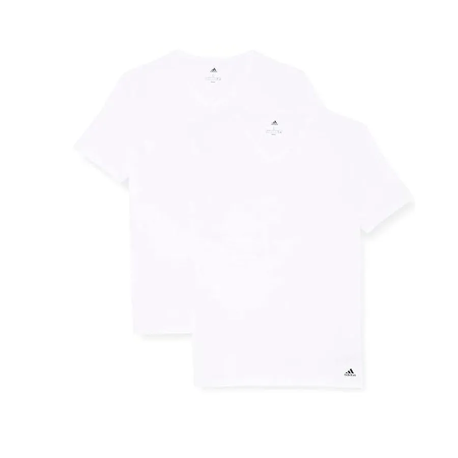 PACK 2 ADIDAS Camiseta CUELLO V FLEX COTTON BLANCO 4A2M05 100