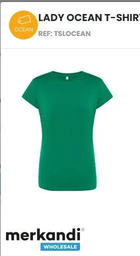 PACK CAMISETA MUJER 100% ALGODóN 145G  VARIOS COLORES Y TALLAS  100.000 PIEZAS