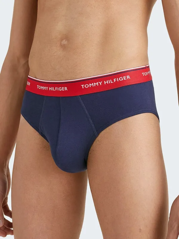 Pack con 3 Slips Tommy Hilfiger de algodón en marino