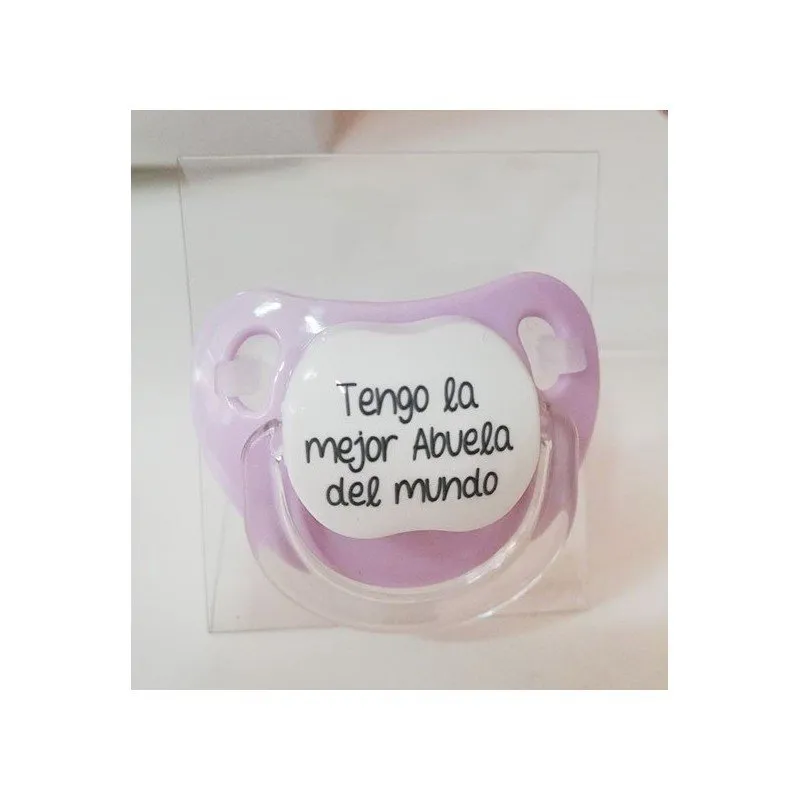 Pack de 2 chupetes frase Personalizada