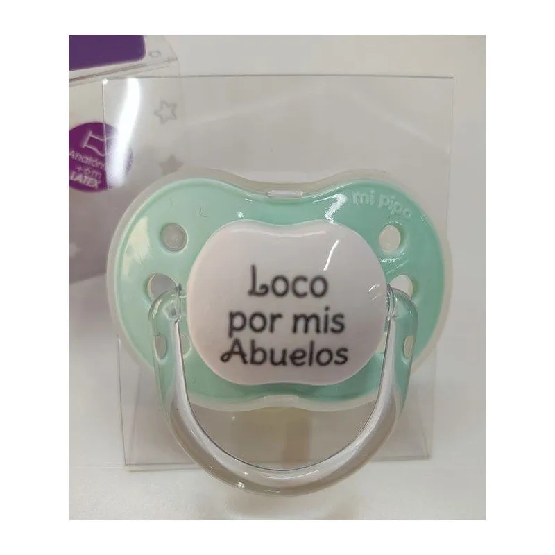 Pack de 2 chupetes frase Personalizada