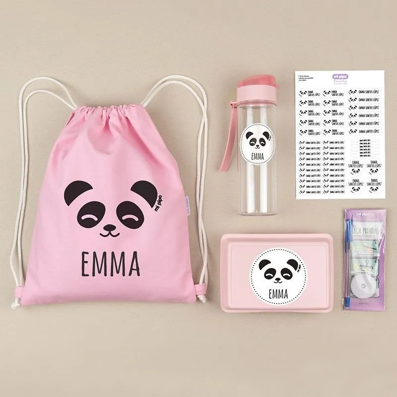 Pack Mi equipo para el cole Panda