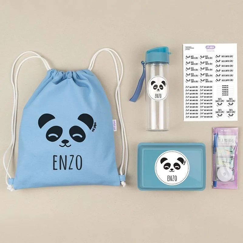 Pack Mi equipo para el cole Panda
