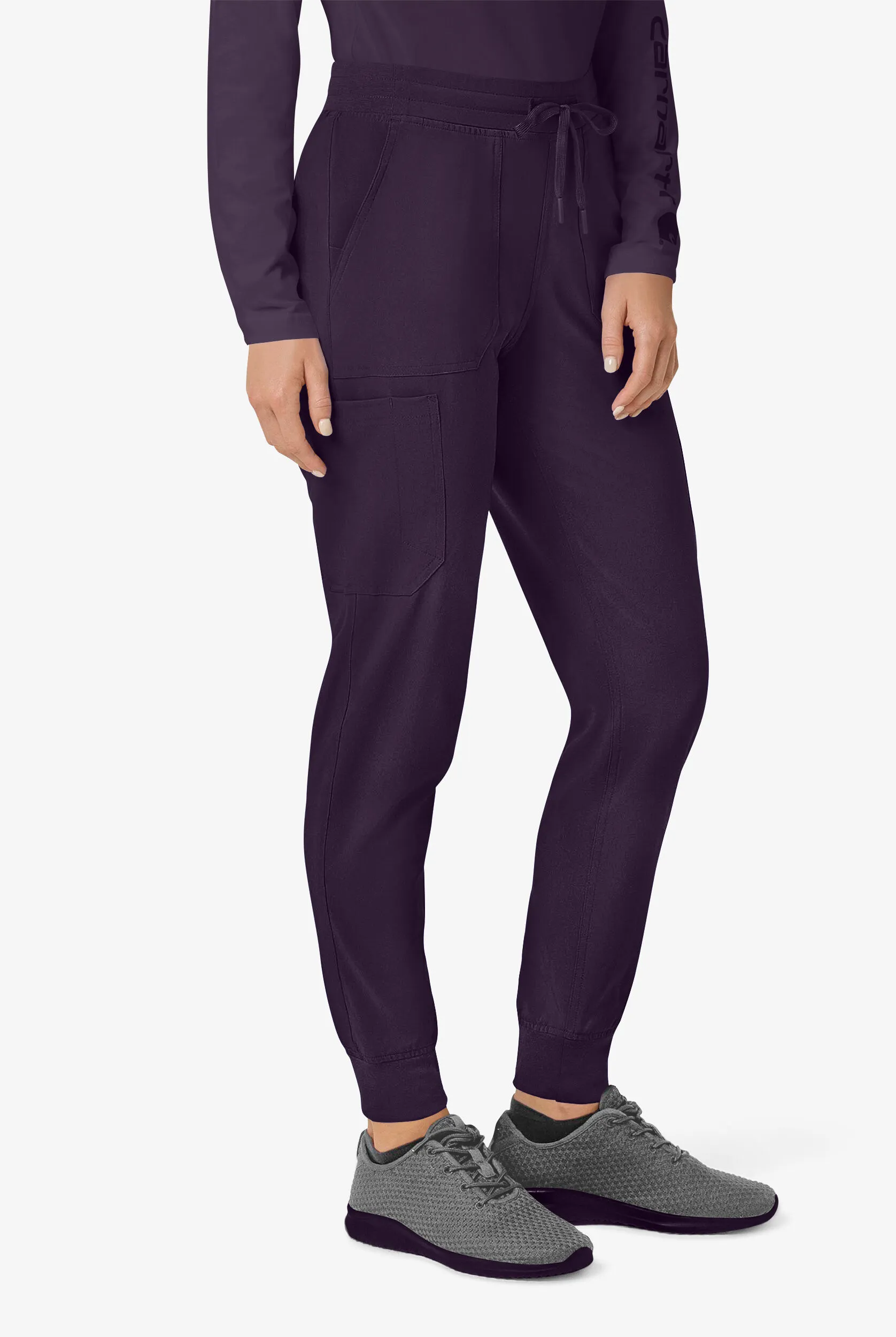 PANTAL&OACUTE;N M&EACUTE;DICO CARHARTT CROSSFLEX FORCE STRETCH ESTILO CARGO JOGGER CON PU&NTILDE;OS DE TEJIDO Y 8 BOLSILLOS PAR