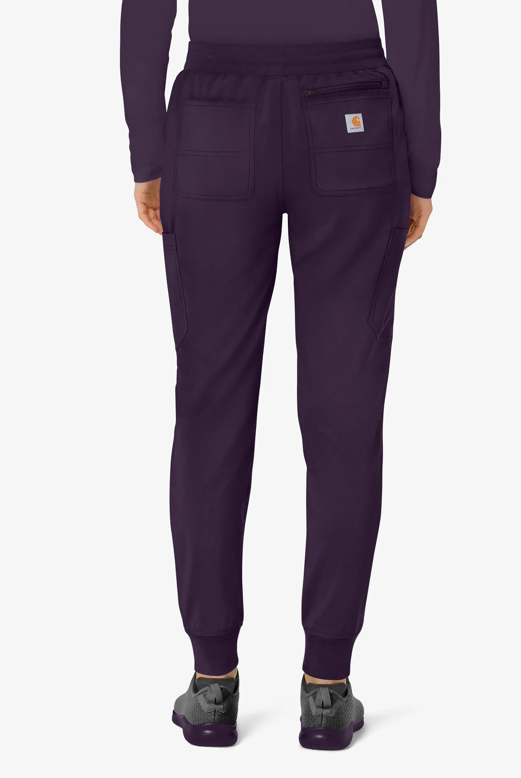 PANTAL&OACUTE;N M&EACUTE;DICO CARHARTT CROSSFLEX FORCE STRETCH ESTILO CARGO JOGGER CON PU&NTILDE;OS DE TEJIDO Y 8 BOLSILLOS PAR