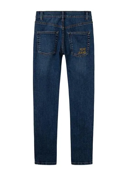 Pantalon Pepe Jeans Teo Superskinny Azul Para Niño