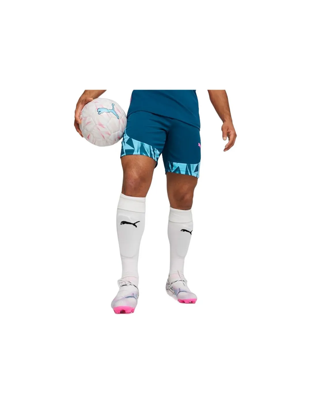 Pantalones de Fútbol Puma individualFINAL Azul Hombre