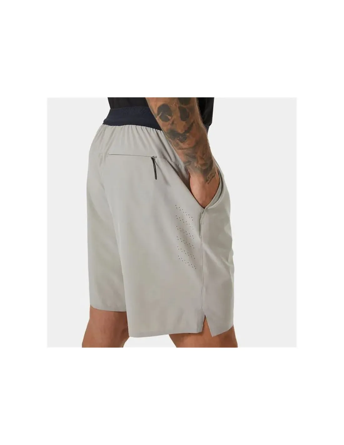 Pantalones de Montaña Helly Hansen Tech Trailrt Hombre Marrón Grisaceo