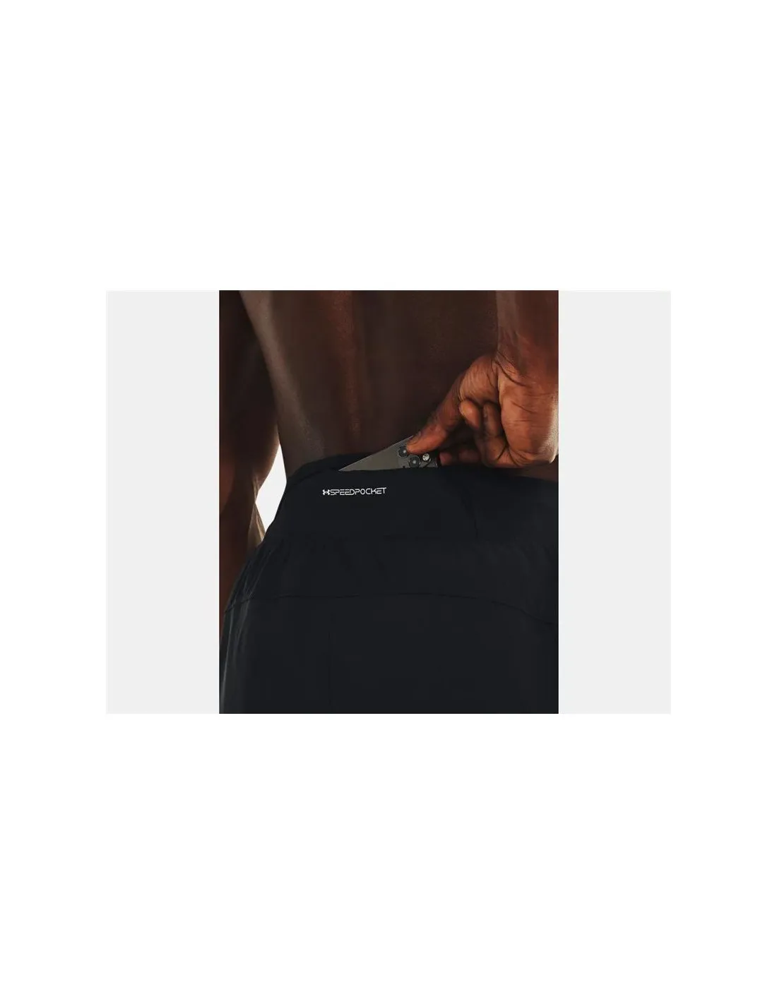Pantalones de Running Under Amour Launch Elite 5'' short Negro Hombre