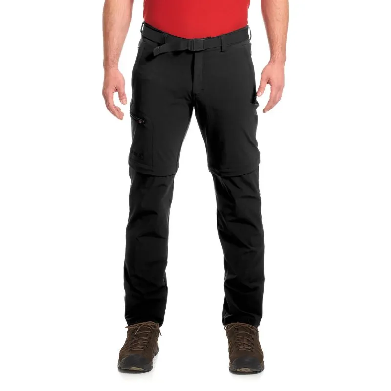 Pantalones de senderismo convertibles para hombre MAIER SPORTS Tajo (Negro)