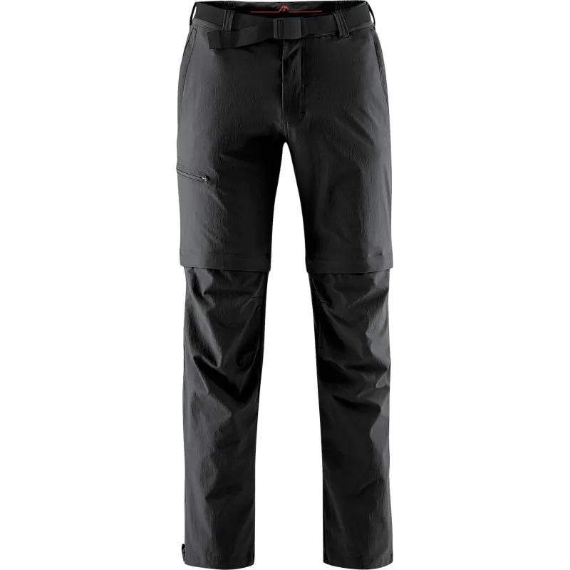 Pantalones de senderismo convertibles para hombre MAIER SPORTS Tajo (Negro)