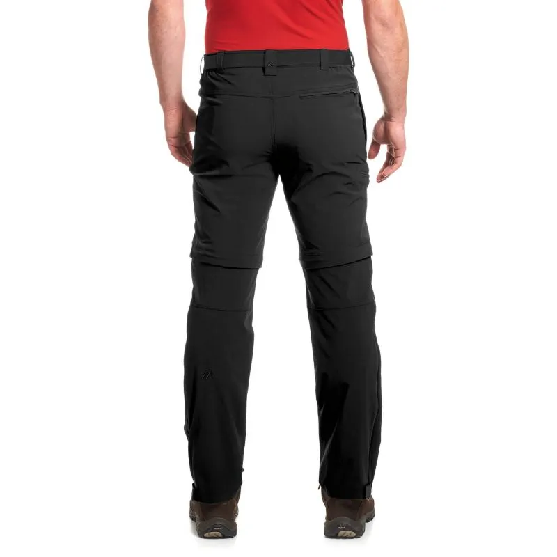 Pantalones de senderismo convertibles para hombre MAIER SPORTS Tajo (Negro)