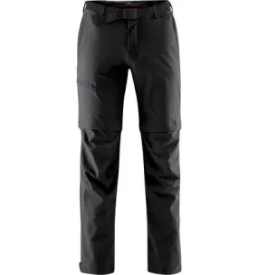 Pantalones de senderismo convertibles para hombre MAIER SPORTS Tajo (Negro)