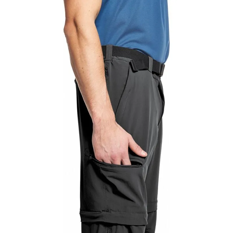 Pantalones de senderismo convertibles para hombre MAIER SPORTS Tajo (Negro)