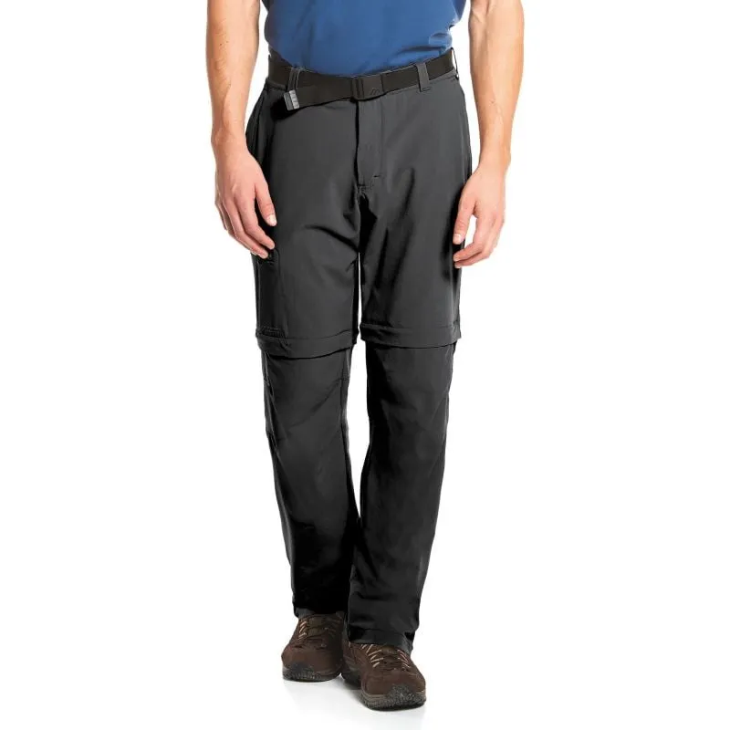 Pantalones de senderismo convertibles para hombre MAIER SPORTS Tajo (Negro)