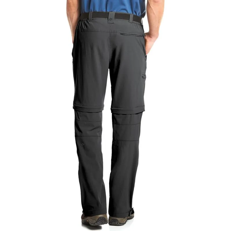 Pantalones de senderismo convertibles para hombre MAIER SPORTS Tajo (Negro)