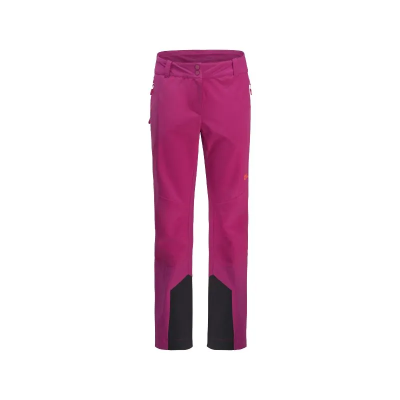 Pantalones esquí de travesía mujer JACK WOLSKINS ALPSPITZE TOUR PANTS (New magenta)