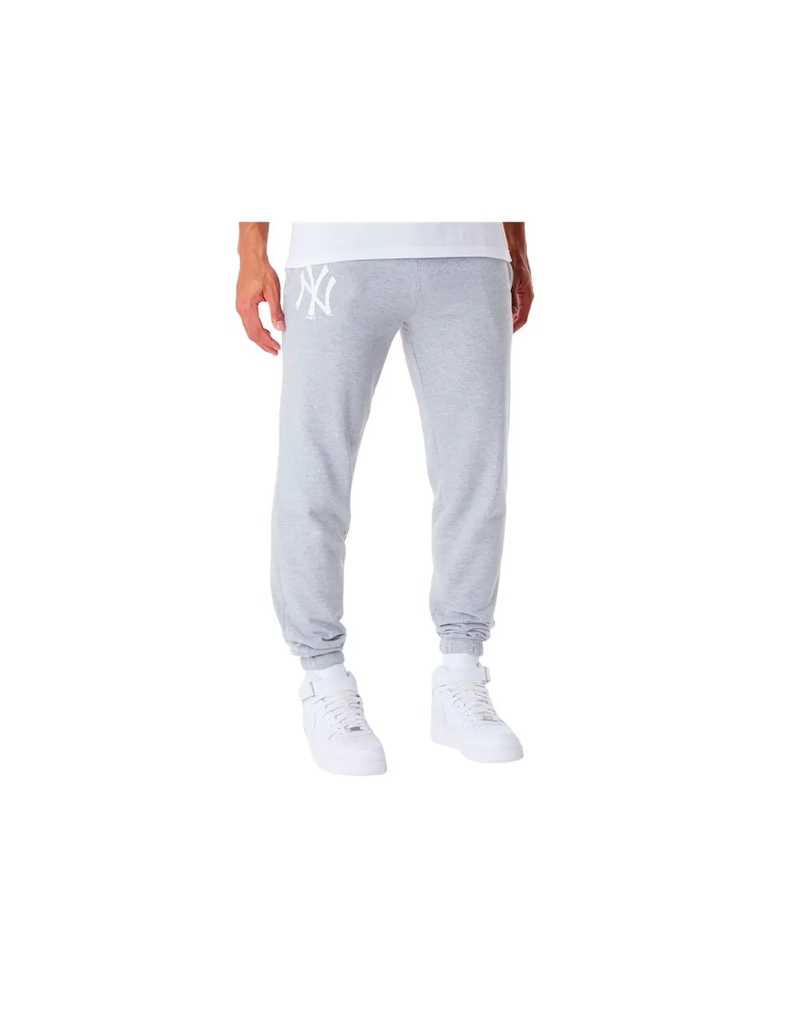 Pantalones New Era MLB Essentials New York Yankees Gris Hombre
