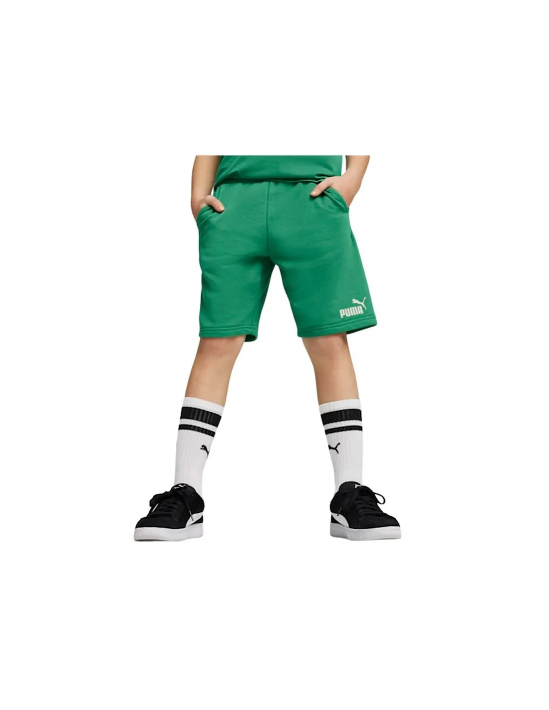 Pantalones Puma ESS+ MID 90s Archive Verde Infantil